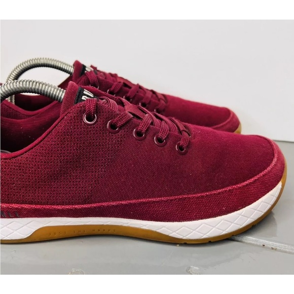 NOBULL Womens Canvas Trainers Size 8.5M Merlot/White/Gum Excellent Condition - Picture 9 of 15